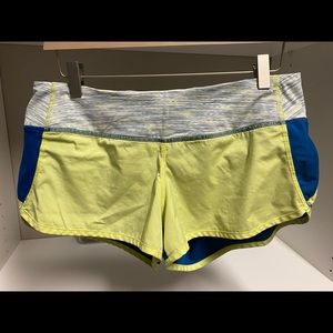 Lululemon 2 way nonstretch size 8 speed shorts